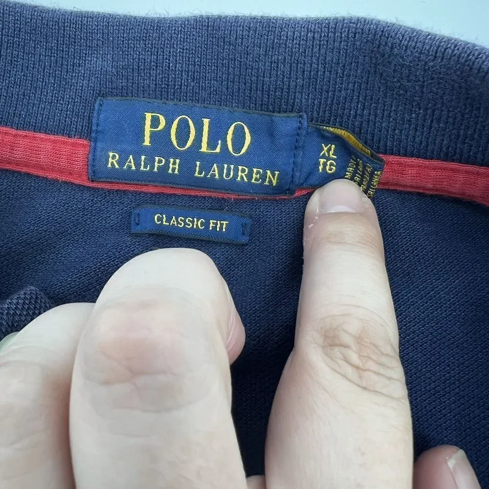 Polo Ralph Lauren Short Sleeve Big Pony Classic Fit Polo Emblem Men’s XL FLAW